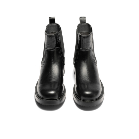 森达切尔西靴女2025冬新商场同款英伦潮流休闲短靴XVM01DD5