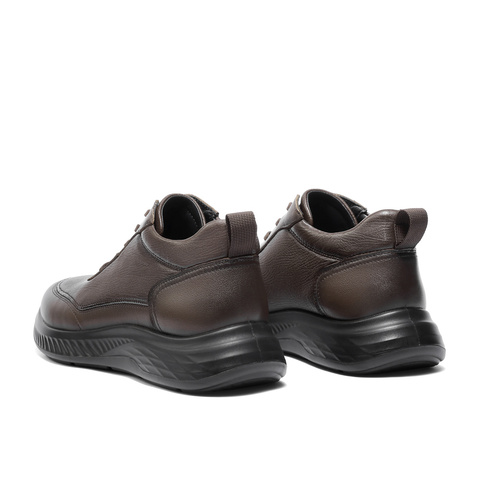 森达皮靴男2025冬新商场同款简约厚底舒适休闲短靴1ZL01DD5