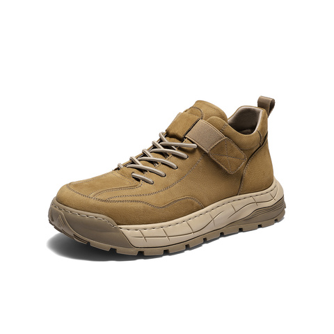 森达工装靴男2025冬新商场同款户外徒步厚底休闲鞋DB005DD5