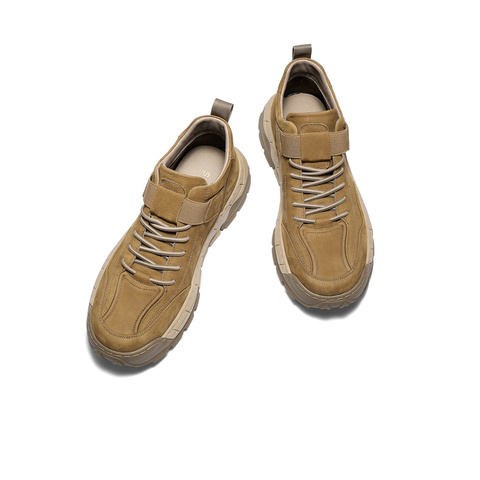 森达工装靴男2025冬新商场同款户外徒步厚底休闲鞋DB005DD5