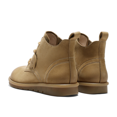 森达马丁靴女2025冬新商场同款可可平底休闲短靴4DS40DD5