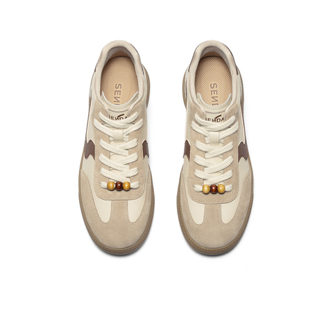 森达休闲鞋女2025冬新商场同款户外休闲德训鞋4HOC8DM5