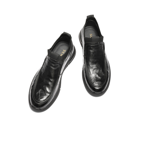 森达皮靴男2025冬季新款商场同款简约舒适厚底休闲鞋2AX02DD5