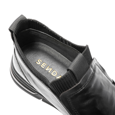 森达皮靴男2025冬季新款商场同款简约舒适厚底休闲鞋2AX02DD5