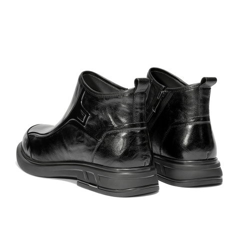 森达皮靴男2025冬季新款商场同款时尚潮流休闲短靴DB009DD5