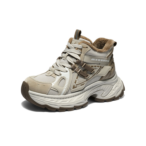 森达休闲靴女2025冬季新款商场同款运动老爹短靴XVP01DD5