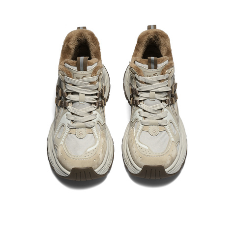 森达休闲靴女2025冬季新款商场同款运动老爹短靴XVP01DD5