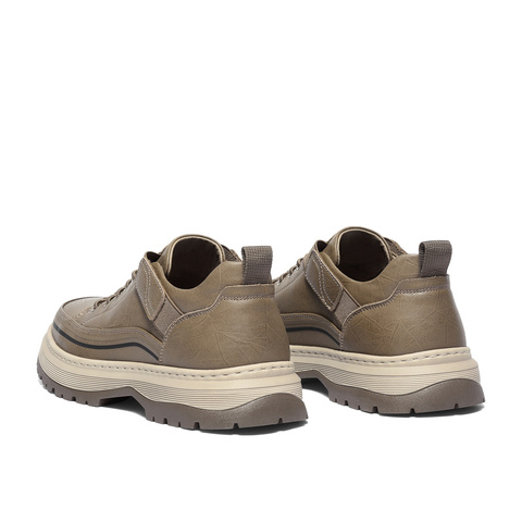 森达工装鞋男2025冬新商场同款户外徒步厚底休闲鞋2AQ01DM5