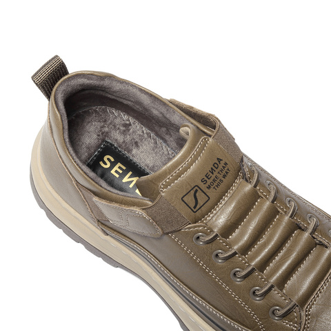 森达工装鞋男2025冬新商场同款户外徒步厚底休闲鞋2AQ01DM5