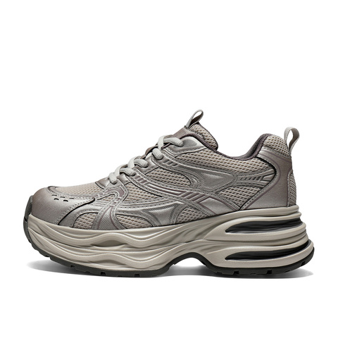 森达老爹鞋女2025季新商场同款网面厚底户外休闲鞋XVF01DM5