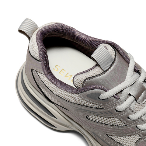 森达老爹鞋女2025季新商场同款网面厚底户外休闲鞋XVF01DM5