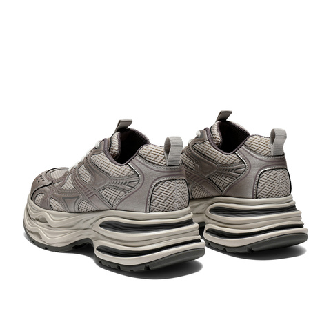 森达老爹鞋女2025季新商场同款网面厚底户外休闲鞋XVF01DM5