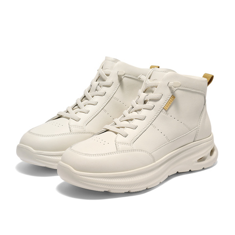 森达高帮鞋女2025冬新商场同款时尚运动厚底休闲短靴4ET41DD5