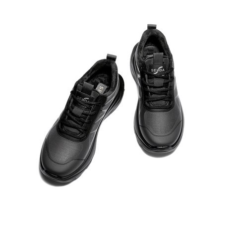 森达健步鞋男2025冬季新款商场同款轻便厚底运动鞋1ZW01DM5