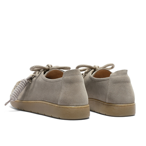 森达袋鼠鞋女款2025秋季新款舒适平底可可简约休闲鞋4URC9CM5