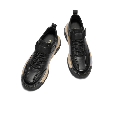 森达工装靴男2025冬新商场同款户外徒步厚底休闲鞋DB005DD5