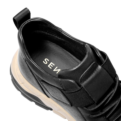 森达工装靴男2025冬新商场同款户外徒步厚底休闲鞋DB005DD5