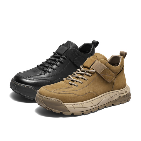 森达工装靴男2025冬新商场同款户外徒步厚底休闲鞋DB005DD5
