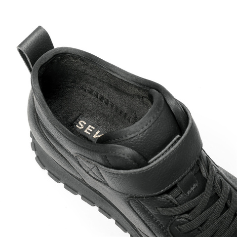 森达高帮鞋女2025冬新商场同款运动健步休闲短靴XUA01DD5