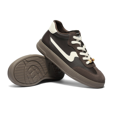 森达休闲鞋女2025冬新商场同款户外休闲德训鞋4HOC8DM5