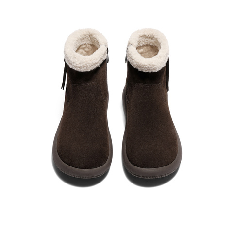 森达雪地靴女2025冬新商场同款舒适保暖户外短靴XSM01DD5