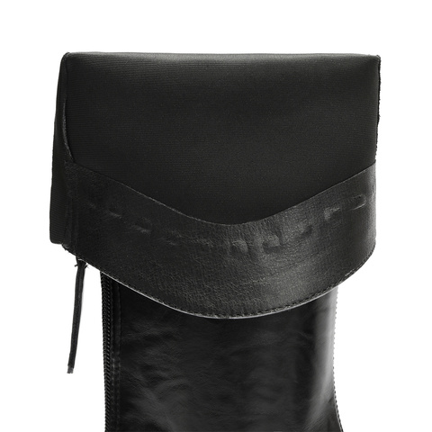 森达弹力靴女2025年冬新潮流厚底休闲弹力长筒靴ZTI47DG5