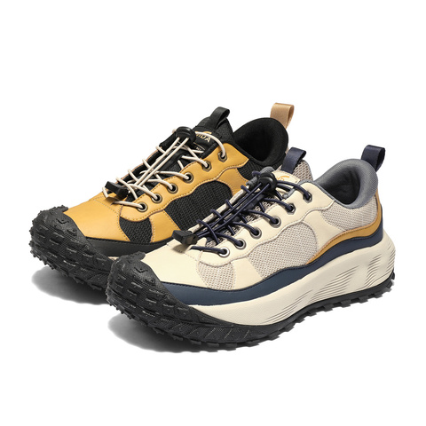 森达休闲鞋男2025冬季新款拼接时尚户外厚底运动鞋JDZ69DM5