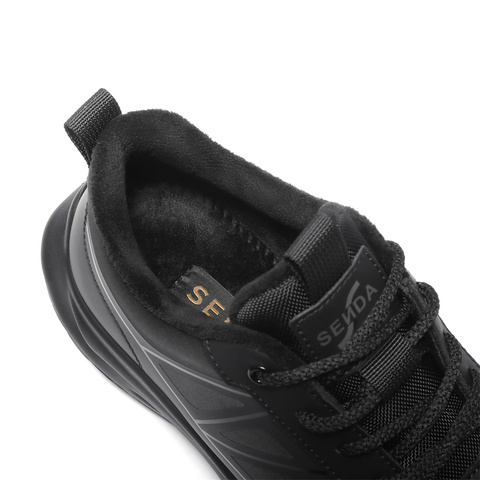 森达健步鞋男2025冬季新款商场同款轻便厚底运动鞋1ZW01DM5