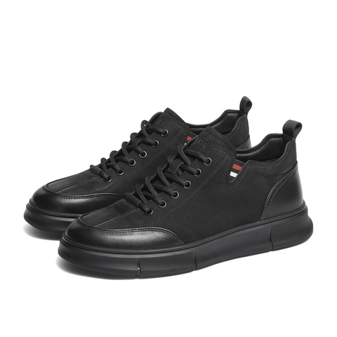 森达高帮鞋男2025冬季新款商场同款户外休闲板鞋1ZJ02DD5