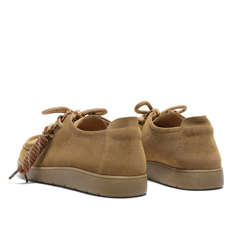 森达袋鼠鞋女款2025秋季新款舒适平底可可简约休闲鞋4URC9CM5