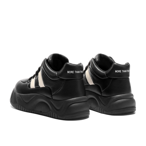 森达板鞋女2025秋新时尚运动面包厚底户外休闲鞋WP054CM5