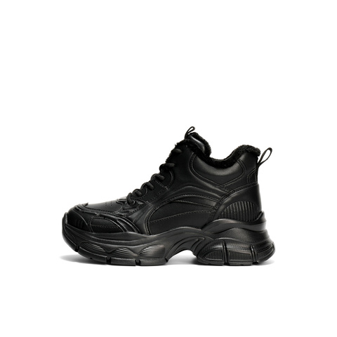 森达休闲靴女2025冬新商场同款保暖厚底户外休闲鞋XVQ01DD5