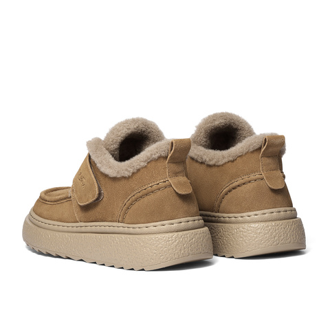 森达雪地靴男2025冬新商场同款户外保暖厚底棉鞋短靴2DU01DD5