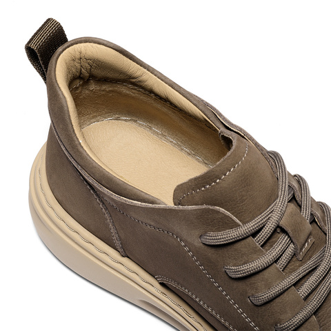 森达工装鞋男2025冬新商场同款户外徒步厚底休闲鞋2DR01DM5