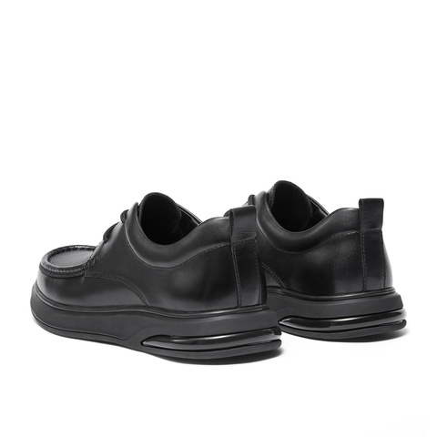 森达休闲皮鞋男2025冬新商场同款软面厚底商务休闲鞋K5802DM5