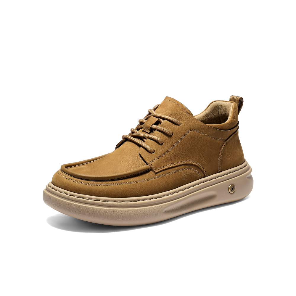 森达工装鞋男2025冬新商场同款户外徒步厚底休闲鞋2DR01DM5