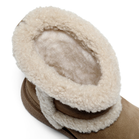 森达雪地靴女2025冬新商场同款保暖东北短靴棉鞋XVN01DD5