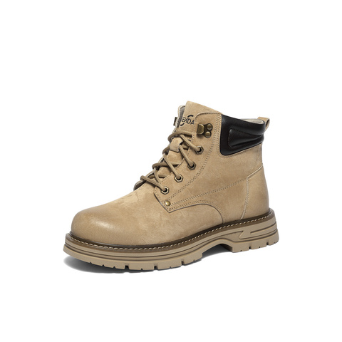 森达马丁靴男2025冬季新款商场同款户外机车风休闲短靴2AK01DD5