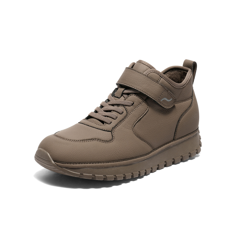 森达高帮鞋女2025冬新商场同款运动健步休闲短靴XUA01DD5