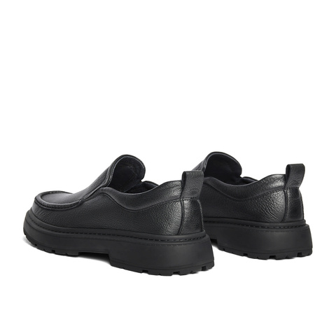 森达休闲皮鞋男2025冬新简约一脚蹬软面休闲鞋1TF02DM5