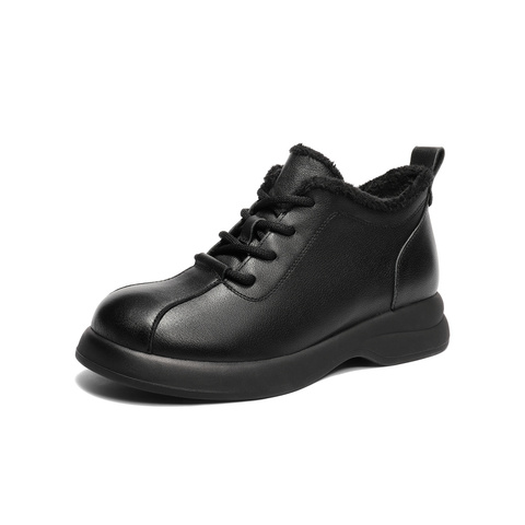 森达毛毛鞋女2026春新商场同款户外徒步休闲鞋XXA01AM6