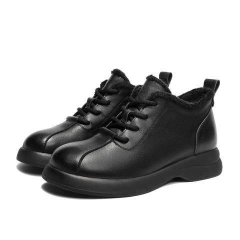 森达毛毛鞋女2026春新商场同款户外徒步休闲鞋XXA01AM6