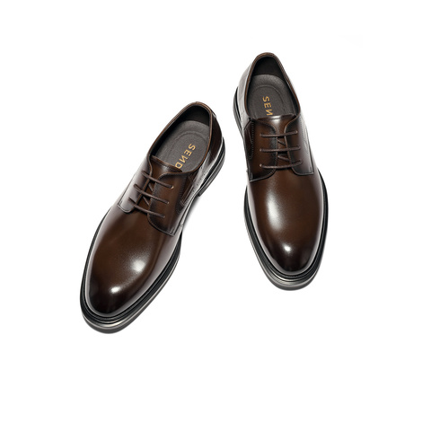 森达正装皮鞋男2026春新商场同款通勤婚鞋商务鞋2CK01AM6