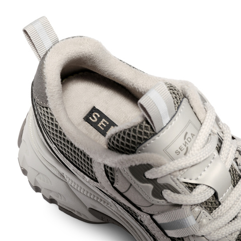 森达老爹鞋女2026春新商场同款网面厚底休闲运动鞋XWX01AM6