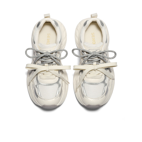 森达老爹鞋女2026春季新款商场同款网面户外运动鞋XXK01AM6