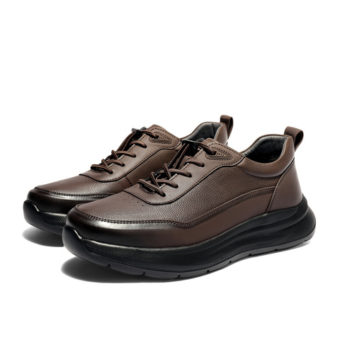 森达健步鞋男2026春季新款商场同款舒适休闲运动鞋2BU01AM6