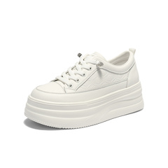 森达小白鞋女2026春新商场同款简约松糕厚底休闲鞋XWU01AM6