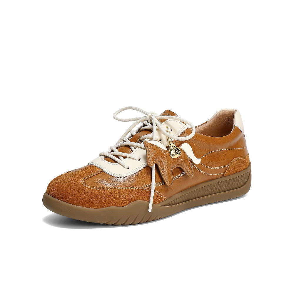 森达德训鞋女2026春新商场同款拼接户外休闲板鞋4NRD5AM6