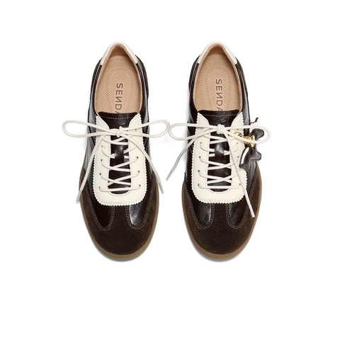 森达德训鞋女2026春新商场同款拼接户外休闲板鞋4NRD5AM6