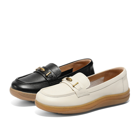 森达乐福鞋女2026春新商场同款时尚一脚蹬厚底单鞋4CFF6AA6